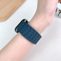 Correas Deportivas de Silicona de Dos Colores para Reloj Inteligente Apple Watch Ultra 2 42/44/45/49mm, Ajustables para iWatch 7/8/9/10