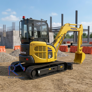 รถขุดไฮดรอลิกมือสอง Komatsu PC55 ขนาดเล็ก 5 ตัน ของแท้จากญี่ปุ่น ขาย - Product Image 1