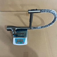 Robinet de cuisine contemporain gris canon avec douchette extractible, eau chaude et froide, en laiton pour évier