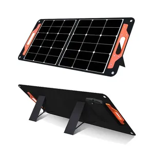 100w Solar Folding Panel Photovoltaic Panel Cloth Wrapped Outdoor Power Supply Emergency Charging 100w Portable Solar Panel
