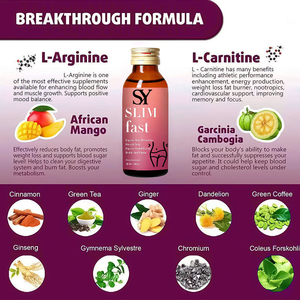 Fornitore della fabbrica di salute digestiva potenziatore del metabolismo esile veloce liquido orale naturale integratore a base di erbe Detox per perdere peso bevande - Product Image 4