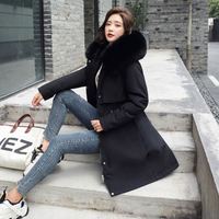 Manteaux chauds d'hiver pour femmes, vestes à capuche en fausse fourrure, parka, vêtements longs, 6XL