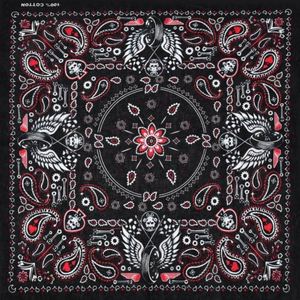 Masque de style hip-hop de haute qualité en coton biologique pour les sports de plein air, impression par sublimation avec logo personnalisé, bandana carré - Product Image 4