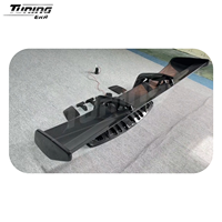 Aileron arrière actif en fibre de carbone sèche style GT3RS avec fonction DRS et queue de canard pour Porsche 911 2020+ 992 Kit de conversion amélioré