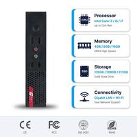 GREELAN Nueva Mini PC de Escritorio Intel Core I3/I5 de Cuatro Núcleos, 2GB DDR4, 256GB SSD + HDD, Windows 10 Home/Estudiante/Educacional/Uso Comercial