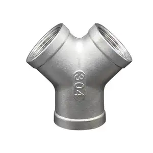 Stainless Steel Thread Pipe Fitting NPT/BSP SS304 Stainless Steel Extension Nipple Pipe Fittings