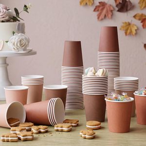 Wholesale Disposable <b>Coffee</b> <b>Cup</b> 8oz <b>12oz</b> 16oz Paper <b>Cup</b> Double Wall Kraft Paper <b>Cup</b> Beverage Takeaway - Product Image 2