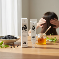[SOY LAB] Ampolla Capilar de Miel Orgánica y Frijol Negro, Fórmula Suave, Hidratación Confortable, Brillo Natural, Ingredientes Botánicos, Calmante