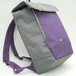 OME Design Foldover Laptop <b>Backpack</b> Waterproof Color Block Nylon Daypack Lightweight Large Capacity Travel School <b>Backpack</b> with - Product Image 1
