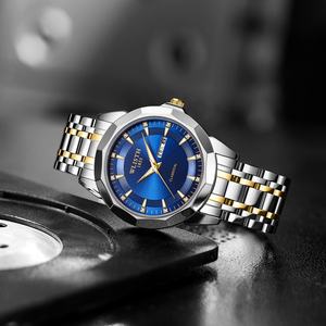 Montre de couple personnalisée OEM ODM en acier inoxydable, montre décontractée pour homme, mode, affaires, montre à quartz pour amoureux, étanche, cadran simple avec aiguille en verre - Product Image 6