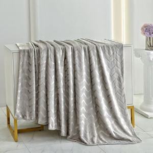 Cross-Border Bright Winter Blanket - Thick Shiny <strong>Silk</strong> Flannel <strong>Throw</strong> for Home Sofa Office Nap - Product Image 5