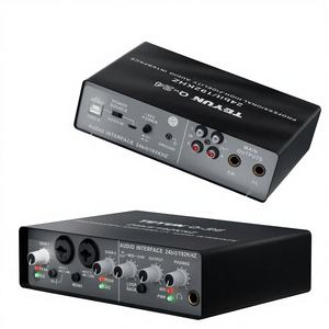 Carte <span class=keywords><strong>son</strong></span> externe professionnelle compacte, sans pilote, pour enregistrement en direct, <span class=keywords><strong>montage</strong></span> musical et karaoké – Meilleure vente transfrontalière - Product Image 1