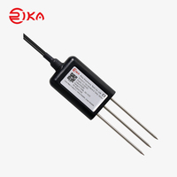 Sensor Kelembapan Tanah Dielektrik Rika RK520-01 4-20mA 0-5V 0-2V RS485 Opsional Harga Terjangkau Dengan Probe Temperatur
