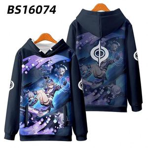 Sudadera con Capucha de Anime con Estampado Negro de Honkai: Star Rail Kafka Blade Dan Heng Jing Yuan para Hombres, Mujeres y Niños, Venta al Por Mayor - Product Image 3