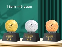 Trophée en résine de tennis de table, de basketball, personnalisé, pour l'école, volley-ball, badminton, football, compétition, souvenir gravé