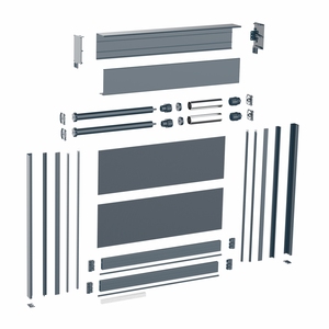 WR130-180 Tende <span class=keywords><strong>a</strong></span> <span class=keywords><strong>Rullo</strong></span> Elettriche Doppie Antivento per Esterni, Schermo Zip di Grandi Dimensioni, Protezione UV, Impermeabili - Product Image 2
