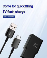 Kabel pengisian daya cepat untuk Samsung S8 S10, kabel sinkronisasi Data USB Tipe C asli 1.2m, kabel pengisian daya cepat untuk samsung S8 S10 dan USB Tipe c 15w