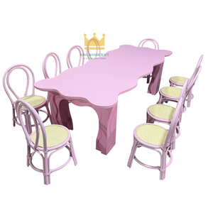Silla Infantil de Mimbre Hecha a Mano, Asiento de Mimbre Natural para Niños, para Fiestas de Cumpleaños, Decoración de Bodas, OEM - Product Image 4