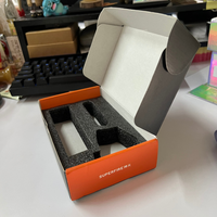 Emballage en carton ondulé imprimé sur mesure pour les petites entreprises Produits électroniques Boîte d'emballage en papier