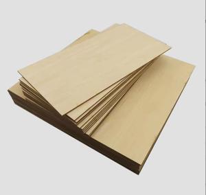 Láminas de Madera Contrachapada Natural Premium de 100x50x2mm, Paneles de Madera Lisos sin Acabado, Paquete de 10 para Corte Láser, Manualidades y Modelado - Product Image 5