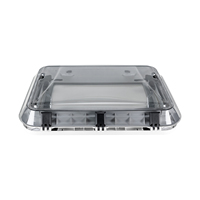 Fenêtre de toit LED pour camping-car, caravane, motorhome, 700*500mm, trappe de ventilation, fenêtre de sortie