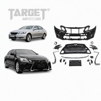 Kit de carrosserie complet pour pare-chocs avant avec calandre à mailles, garniture chromée et feux antibrouillard pour Lexus GS300 GS350 GS450h 2005-2012