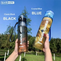 Bouteille d'eau portable en PC grande capacité pour le sport, résistante aux hautes températures, anti-fuite, sûre, pour la boisson directe en été