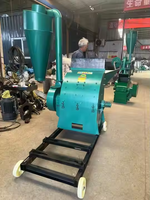 Personnalisation d'usine, broyeur à marteaux de 500 kg/h, broyeur d'aliments, système de broyage de la paille
