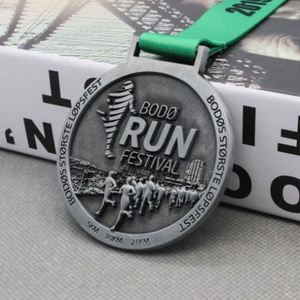 Medalla Deportiva de Aleación de Zinc 3D en Plata Antigua Personalizada de Fábrica, Producción Rápida, Entrega Inmediata - Product Image 5