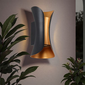 Applique murale LED cylindrique moderne <span class=keywords><strong>d</strong></span>'extérieur étanche IP65 en verre trempé avec <span class=keywords><strong>angle</strong></span> <span class=keywords><strong>de</strong></span> faisceau <span class=keywords><strong>de</strong></span> 20° et base en <span class=keywords><strong>aluminium</strong></span> pour <span class=keywords><strong>jardin</strong></span> et <span class=keywords><strong>salon</strong></span> - Product Image 2