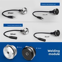 22mm Zinklegierung 12V 1.5A Einbau-3.5mm-Stereo-Audio-Buchse mit Pigtail-Kabel für RV, Marine und Auto-Audio-Modifikation