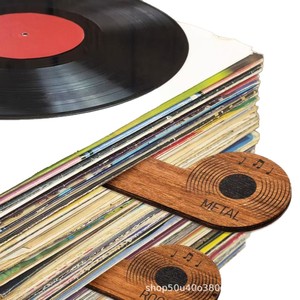 Divisor de Libros de Madera con Diseño de Notas Musicales para Organización de Estanterías en el Hogar u Oficina - Product Image 5