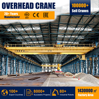 Pont roulant personnalisé de marque chinoise 5, 10, 20 tonnes à commande par cabine, à double poutre, avec grappin électromagnétique