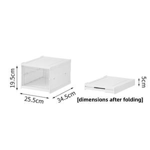 Caja de zapatos plegable para herramientas mágicas, armario de zapatos Simple de plástico a prueba de polvo, no requiere instalación, estante de almacenamiento para sala de estar - Product Image 4