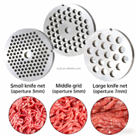 Hachoir à viande multifonctionnel de qualité commerciale avec moteur DC, boîtier en aluminium moulé sous pression et commande tactile, protection contre la surchauffe