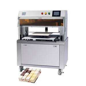 Yogemann Commercial Fully Automatic Cake Sprinkles Machine Bread Cutter Cake Cutting Machines For Bakery