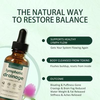 Gouttes liquides à base de plantes pour drainage lymphatique, marque privée OEM, 59 ml – Extrait liquide de soutien aux herbes traditionnelles, complément alimentaire