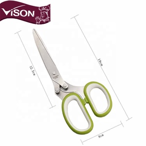 Kéo Cắt Thảo Mộc 5 Lưỡi Bằng Thép Không Gỉ Đa Năng, Kéo Cắt Thái Rau, Thảo Mộc - Product Image 3