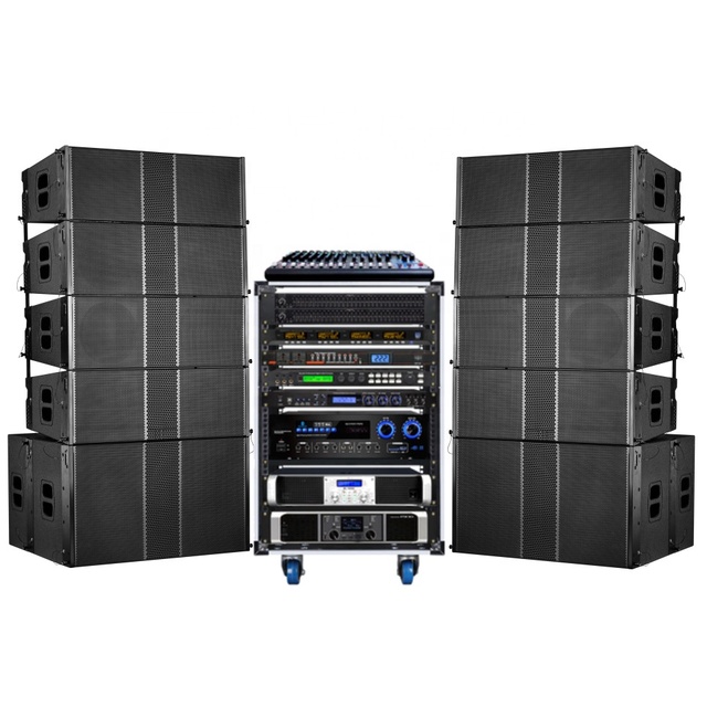 High Quality Dual 12 Inch Line Array Speaker Passive Speaker Outdoor Sound System