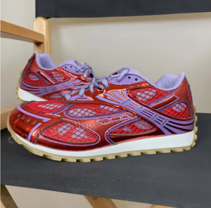 รองเท้าผ้าใบดีไซน์เนอร์ รุ่น BT สำหรับผู้หญิงและผู้ชาย วัสดุตาข่ายผสมผ้าเมทัลลิก ใช้ได้ทุกวัน เหมาะกับกิจกรรมกลางแจ้ง วิ่ง และเล่นกีฬา - Product Image 3