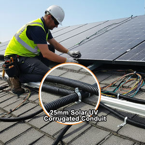 Conduit <span class=keywords><strong>flexible</strong></span> FYX, non métallique, étanche aux liquides, en PP, pour câbles électriques ou conduits électriques, résistant aux UV, <span class=keywords><strong>tuyau</strong></span> électrique - Product Image 5