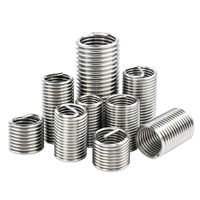 304 Stainless Steel Wire Thread Insert Thread Repair Sleeve Spring-Type Protector GBT 24425.1-2009 Standard 8.8 Strength