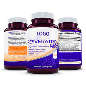 OEM ODM Marque privée Produits de beauté Slim Fit Vitamine C Extrait de feuilles de thé vert Extrait de pépins de raisin Resvératrol Capsules Adulte 120 unités - Product Image 1