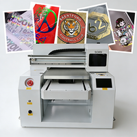 Impresora UV Plana de Escritorio Pequeña A3 4060 para Metal, Madera, Acrílico, Bolígrafos, Pelotas de Golf, Fundas de Teléfono, Parches, Máquina de Impresión y Grabado en Relieve