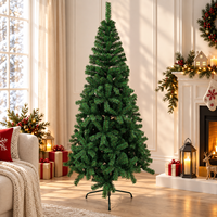 Sapin de Noël Artificiel Réaliste Non Éclairé en Gros avec Support Métallique pour Décoration Intérieure Maison Hôtel Fêtes