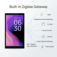 Passerelle domotique intelligente Tuya WiFi à écran tactile avec Alexa, produits domotiques Zigbee, système de contrôle d'automatisation domestique