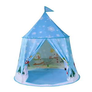 Tienda de Campaña Infantil Plegable con Forma de Castillo de Princesa, Juguete Deportivo Unisex, Lona de Poliéster Resistente, Estilo Tipi - Product Image 6