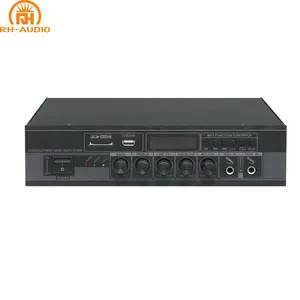 RH-AUDIO Mini Gigi Biru Mixing Amplifier untuk Public Address System