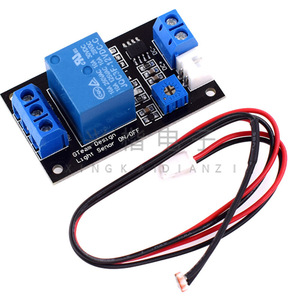 Módulo de relé con sensor de luz JQC3F, placa de control de 12 V CC con función de encendido y apagado para sistemas de iluminación automáticos - Product Image 2