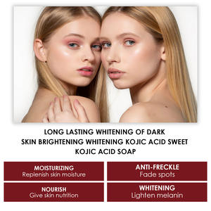 Privado Lalbe antienvejecimiento blanqueamiento Ácido Kójico Jabone inodoro jabón hecho a mano original Kójico San ácido jabón - Product Image 4